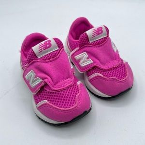 New Balance X-70 Baby Shoes Sneakers Pink White Size 2 Baby Trainers